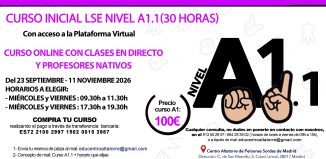 CURSO A1.1 LSE (30 HORAS)